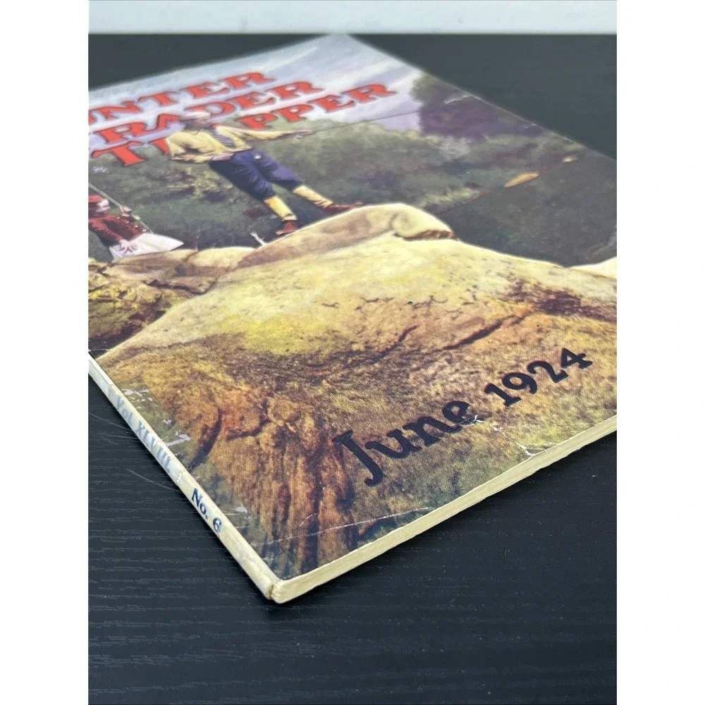 Hunter‎ Trader Trapper June 1924 Vintage Hunting Trapping Magazine Antique